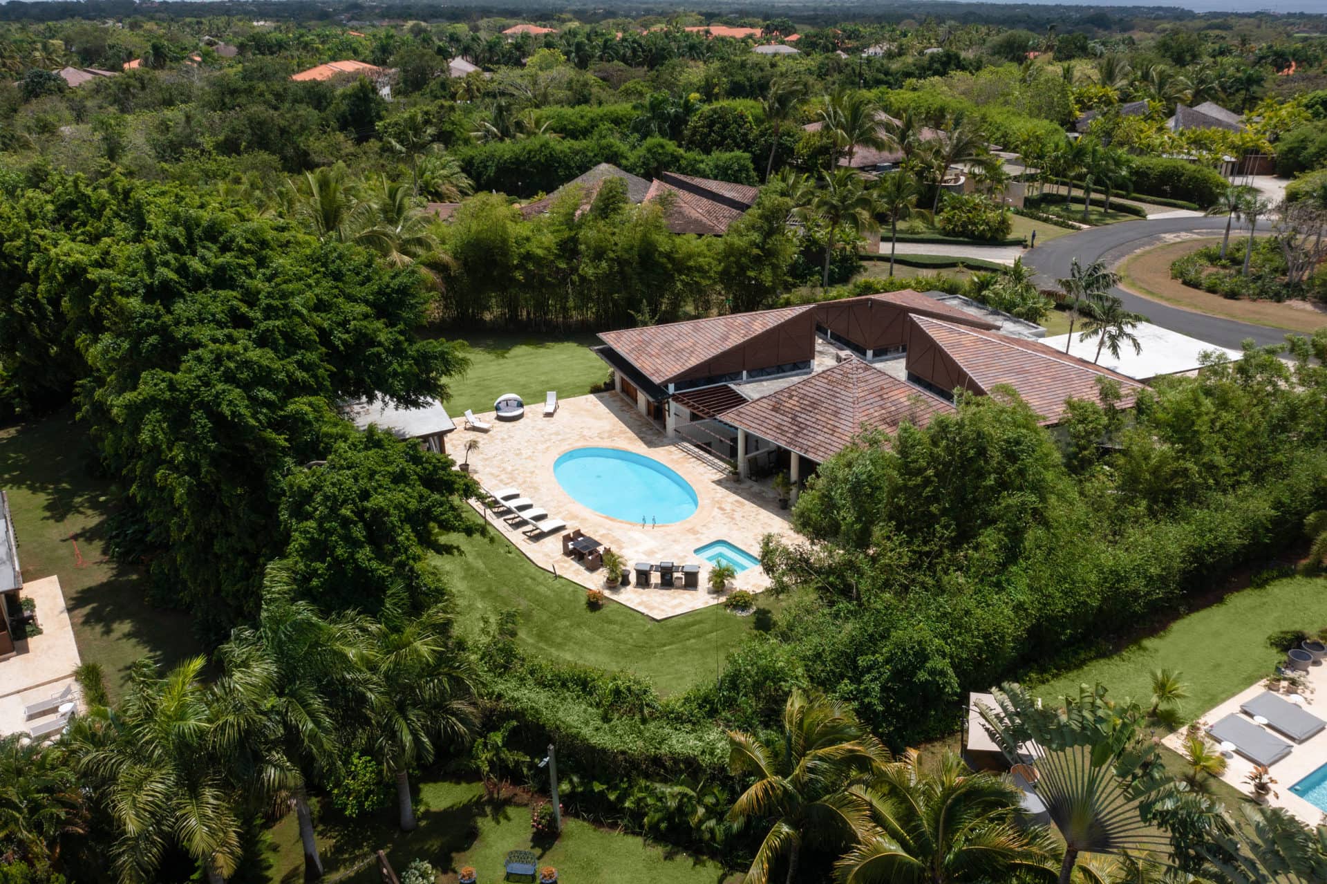 Classic 5 Bedroom Villa Olivo Aerial